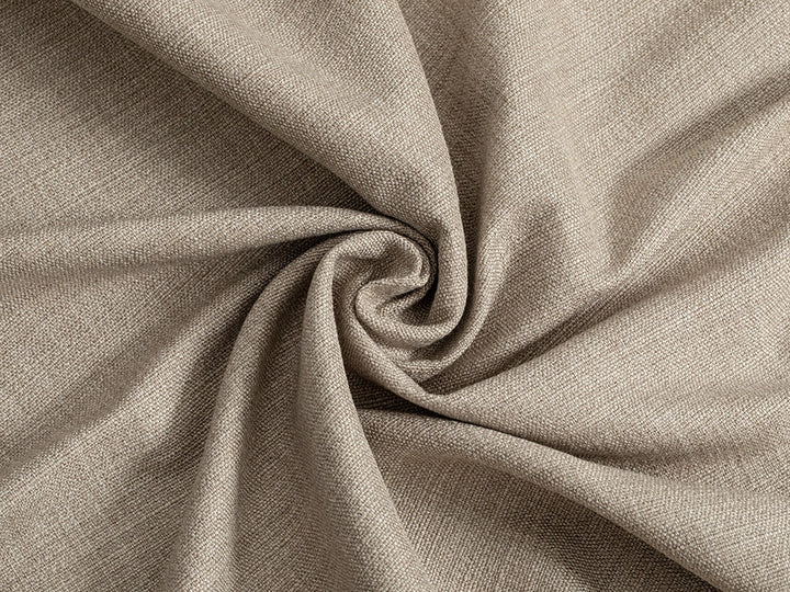 Taupe Beige Linen Look Upholstery Fabric - Woven & Heavy