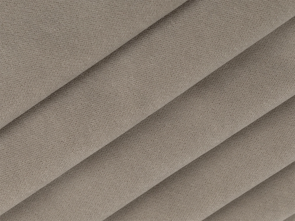 Taupe Beige Velvet Upholstery Fabric - Soft & Luxurious