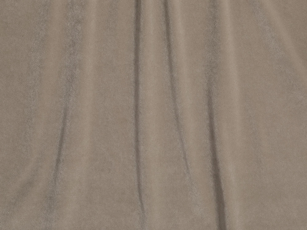 Taupe Beige Velvet Upholstery Fabric - Soft & Luxurious