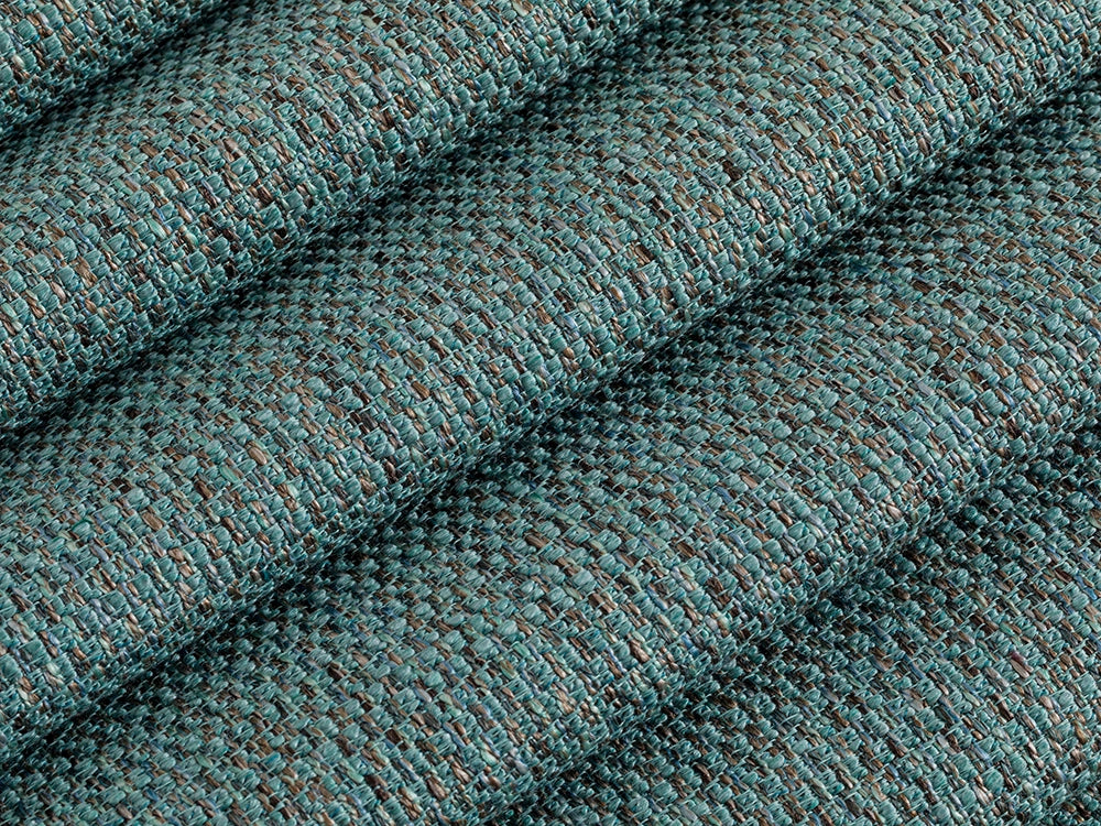 Teal Woven Upholstery Fabric - Durable & Heavy