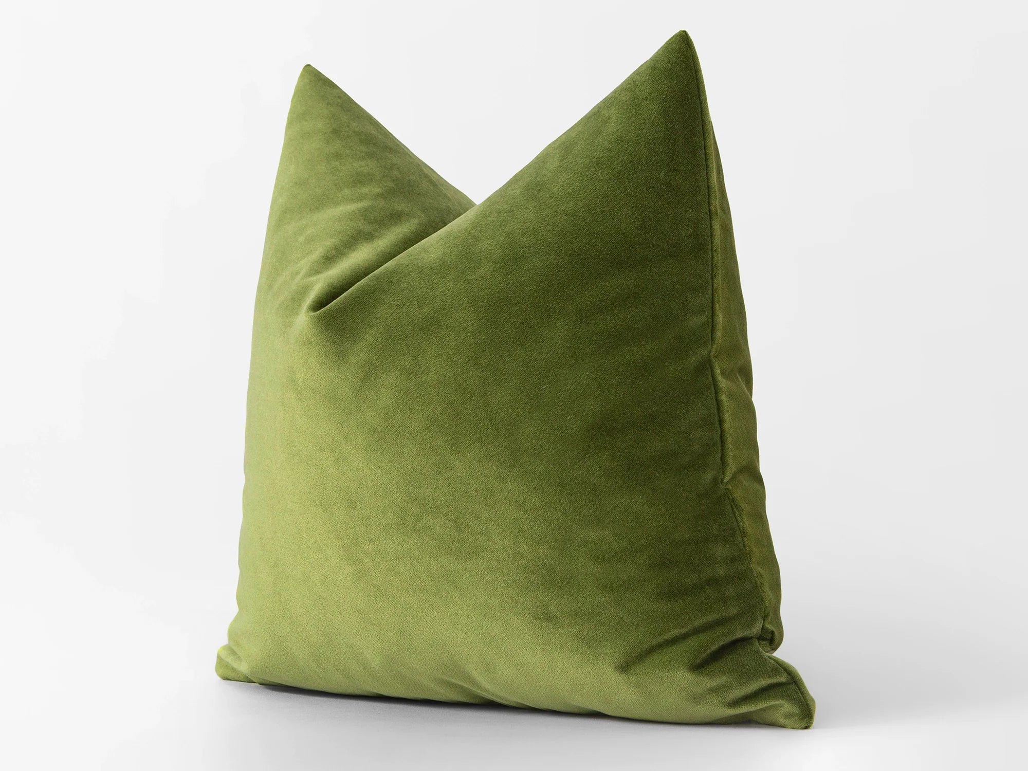 Light Green Velvet Pillow Cover