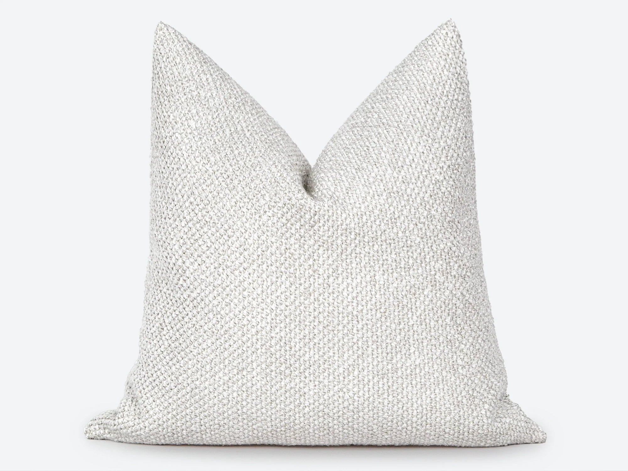Off White Textured Pillow Cover