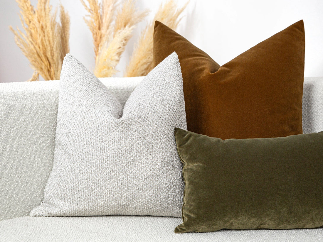 Off White Textured Pillow Cover