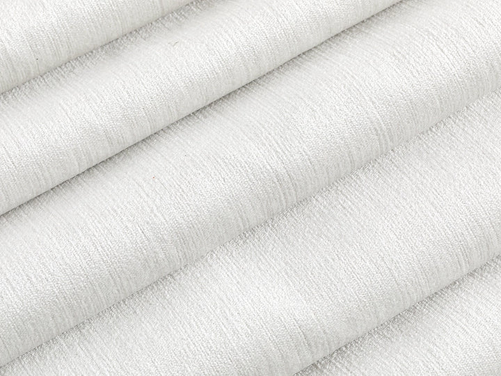 White Silky Upholstery Fabric - Luxury & Durable