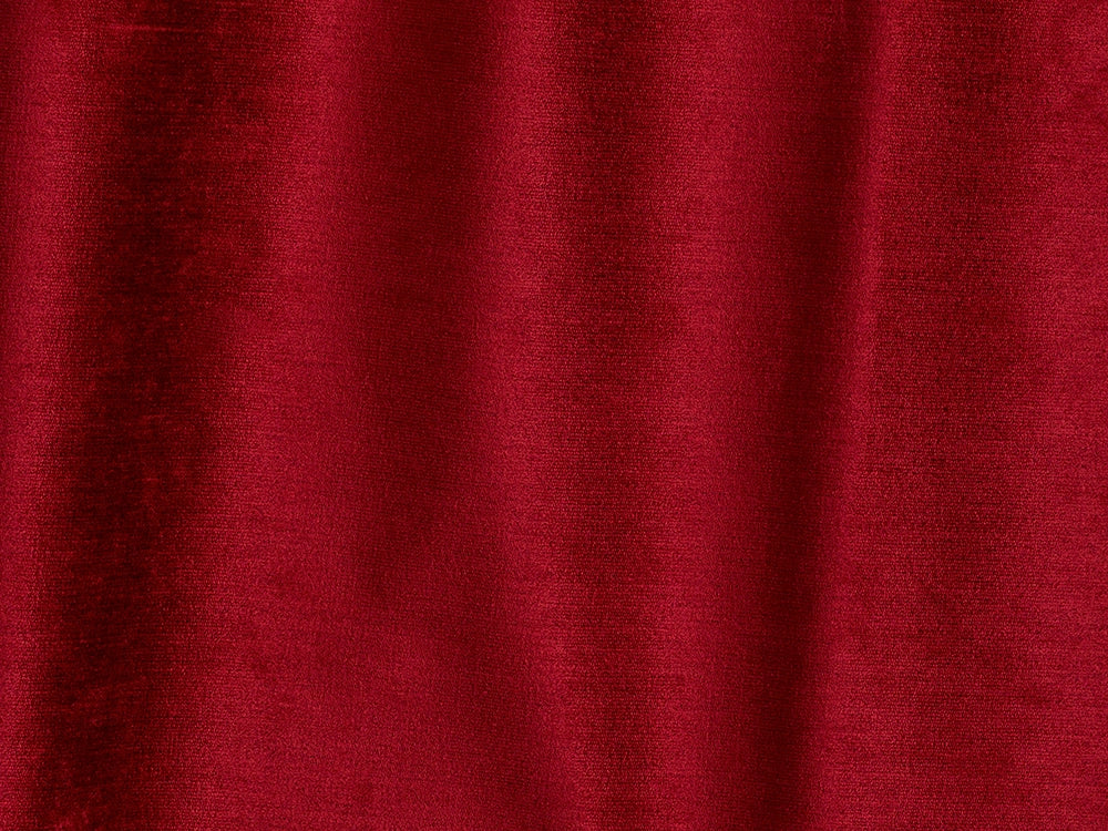 Wine Red Silky Upholstery Fabric - Luxury & Bold