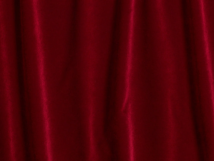 Wine Red Velvet Upholstery Fabric - Soft & Luxurious